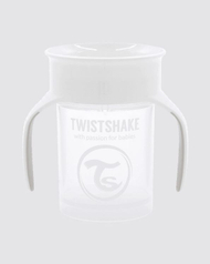 Shishe për bebe Twistshake 360 6+ muaj, Bardhë