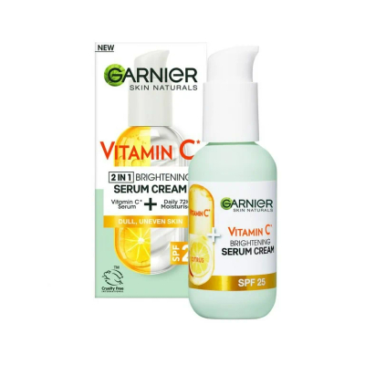 Garnier Vitamin C Serum Cream 2-në-1 me SPF 25 - 50 ml