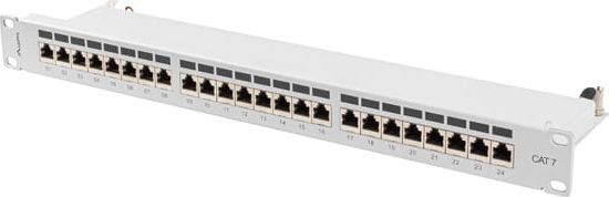 Panel patch Lanberg 1U 19" 24x RJ-45, kat.7