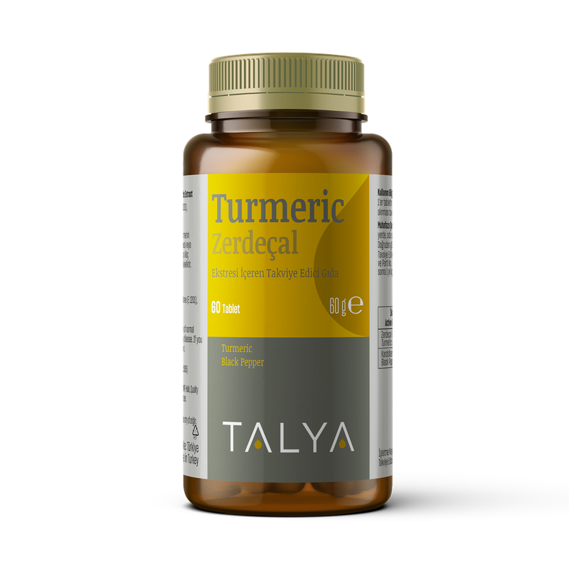 Suplemente TALYA Herbal Turmeric Curcumin, 1120 mg, 60 kapsula