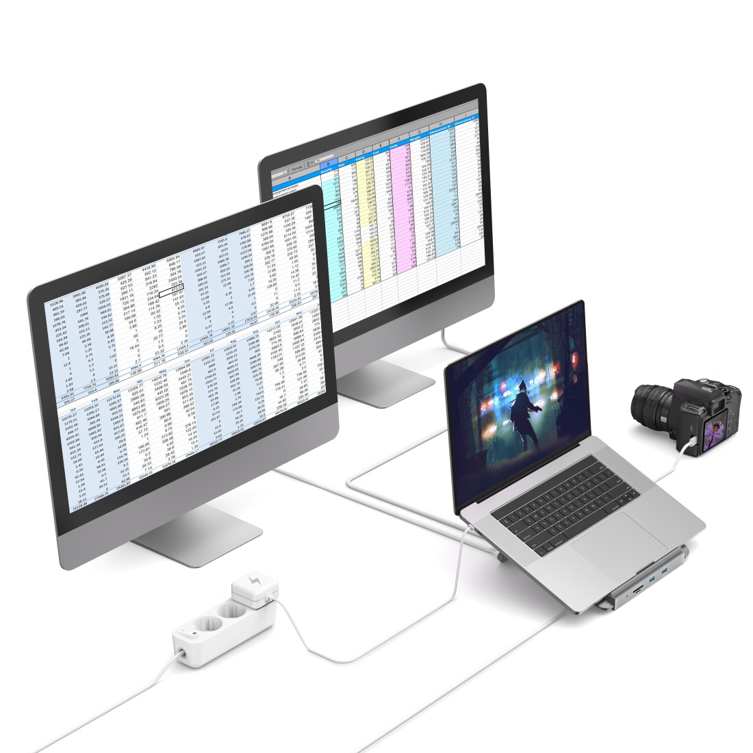 Docking Station Hama 200106, USB-C, me 12 porte
