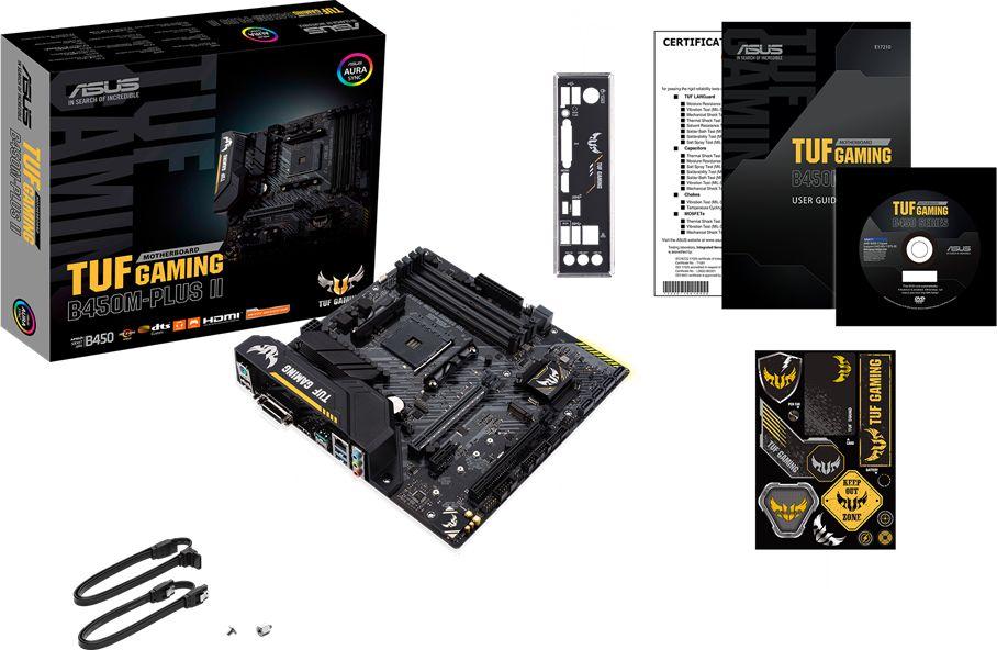 Pllakë amë ASUS TUF GAMING B450M-PLUS II - AMD B450
