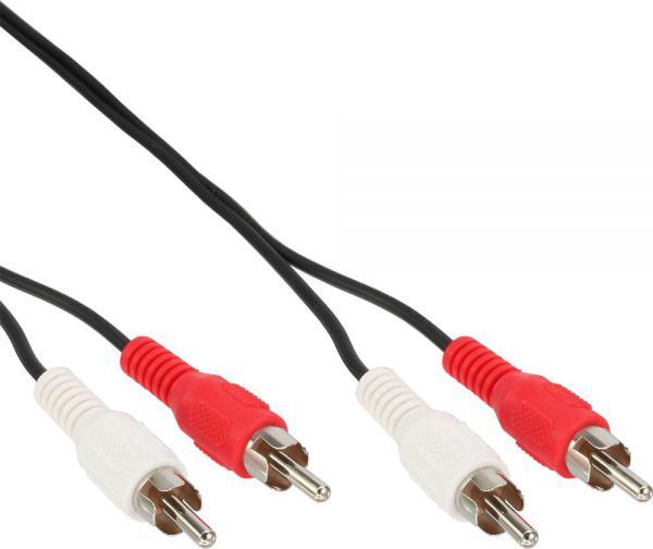 Kabllo Intos RCA (Cinch) x2 RCA (Cinch) x2, 1 m, e zezë (89933C) Kabllo Intos RCA (Cinch) x2 RCA (Cinch) x2, 1 m, e zezë (89933C)