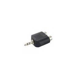 Konvertues SBOX, 3,5mm - 2 x RCA, M/F