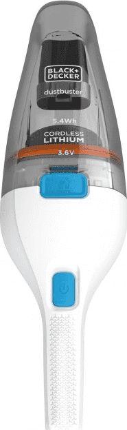 Fshesë dore me korrent Black & Decker NVC115JL-QW, 3.6 V, 380 ml, 64 dB, e bardhë
