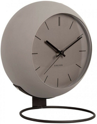 Karlsson Nirvana Globe Table Clock, Dark Warm Grey Karlsson Nirvana Globe Table Clock, Dark Warm Grey