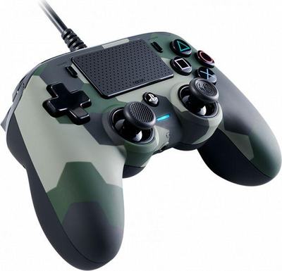 Kontroller Nacon Camo, me kabllo, i gjelbër