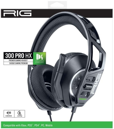 Kufje RIG 300 PRO HX, të zeza