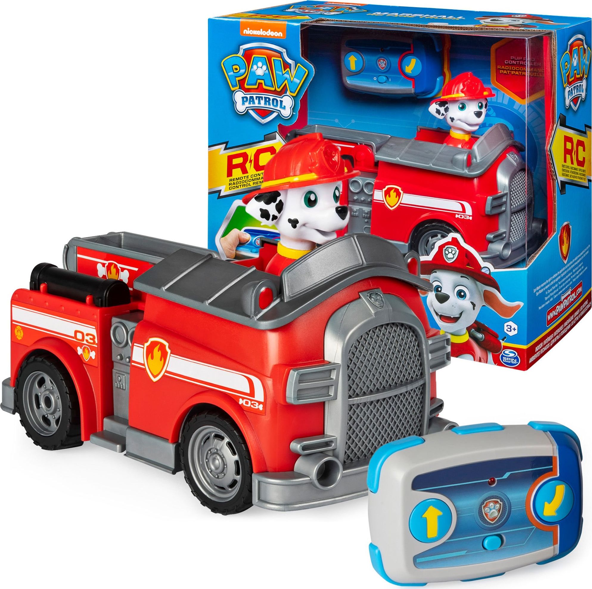 Lodër Spin Master Paw Patrol Marshall Remote Control Fire Truck 6054195