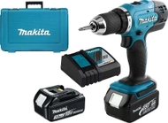 Burmashinë Makita DDF453RFE 220 x 79 x 244 mm 18 V 2 x 3, e zezë / kaltër