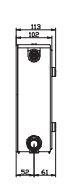 Stelrad Planar Type 22 Декоративен Радијатор, 60 x 50 cm, Бел