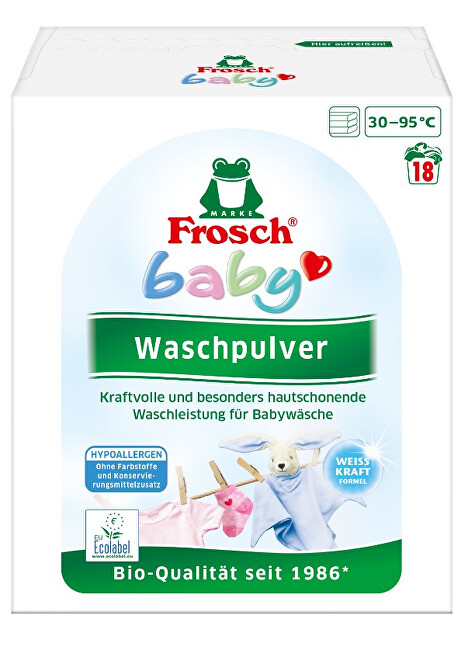 Detergjent për rroba Frosch EKO Baby, 1.215 g z65082 Detergjent për rroba Frosch EKO Baby, 1.215 g z65082