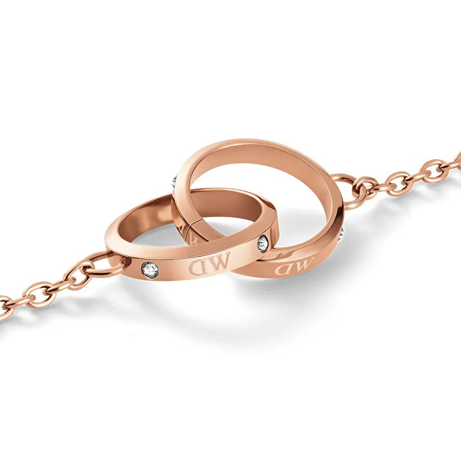 Byzylyk për femra Daniel Wellington DW00400355, i artë rozë
