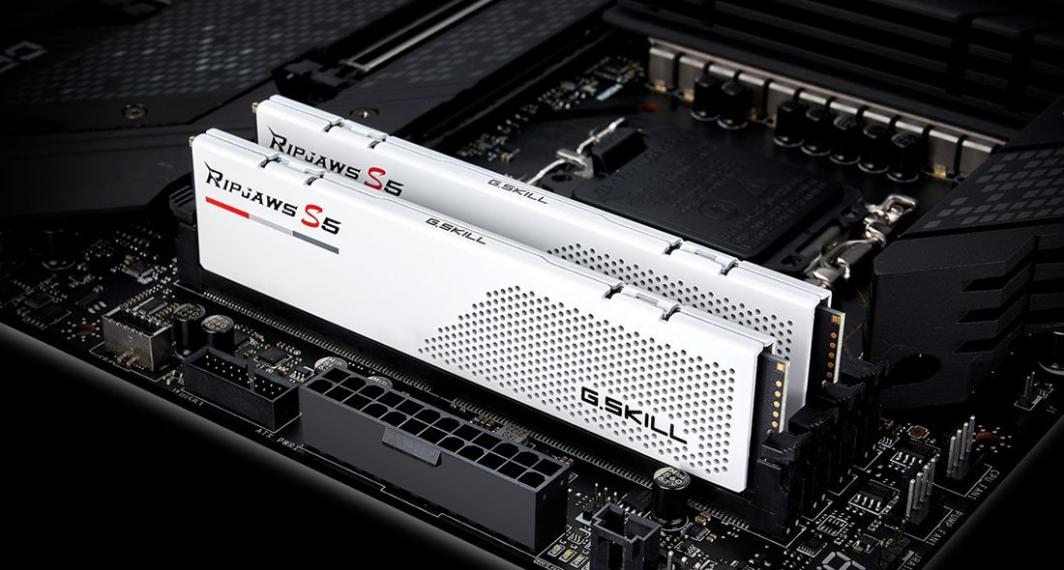 Memorie G.Skill Ripjaws S5, DDR5, 32 GB, 5600 MHz, CL36, F5-5600J3636C16GX2-RS5W