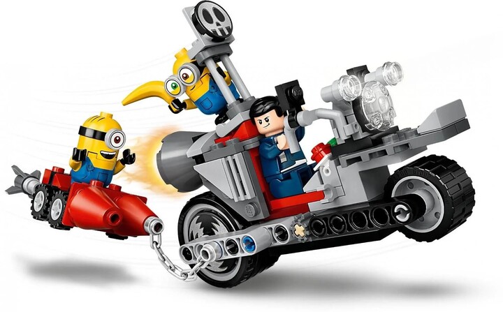 Set LEGO Minions 75549 - ndjekje me motorçikletë