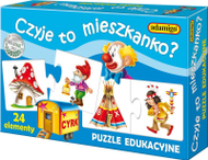 Puzzle Adamigo Whose apartment is this?, 24 elemente Puzzle Adamigo Whose apartment is this?, 24 elemente