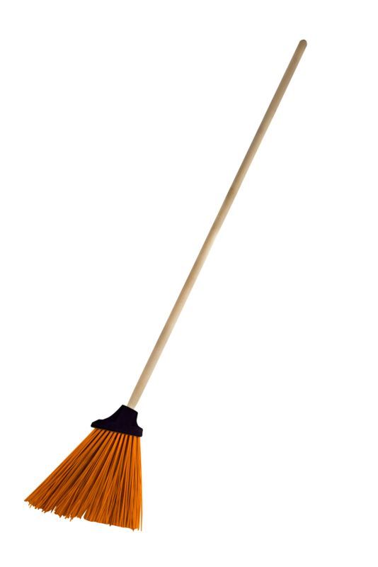 Fshesë me bosht druri MEGA 32061, 120cm, portokalli