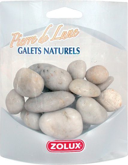 Gurë natyralë dekorues Zolux, 4.9x0.5x3cm, të bardhë