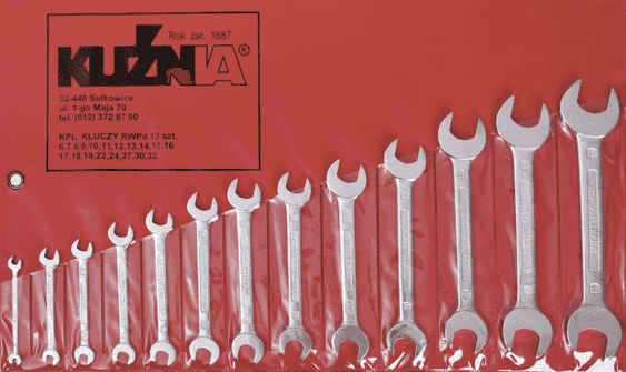 Set i çelësave Kuznia Sulkowice 1-131-91-113, 6-32mm, 13 copë