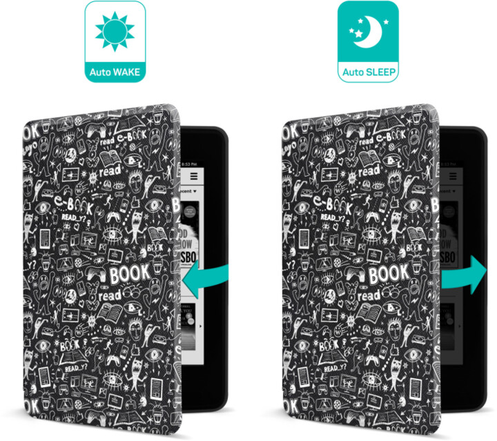 Këllëf mbrojtës CONNECT IT për lexues Amazon NEW Kindle Paperwhite 4 (2018), i zi