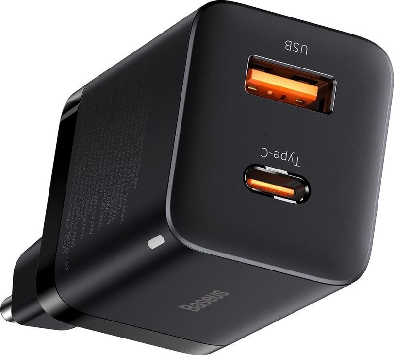 Karikues Baseus Super Si Pro, 1 x USB A 1 x USB C, i zi