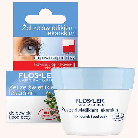 Xhel për qerpikë Floslek Eye care, 10g