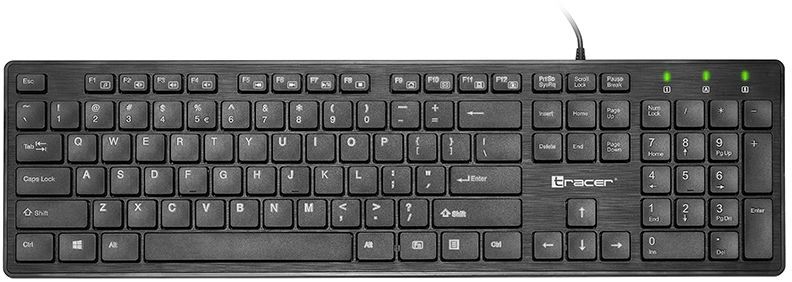Tastierë Tracer Ofis, US, e zezë