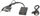 Kabllo Lanberg HDMI AV - D-Sub (VGA) + Jack 3.5 mm (AND-0021-BK), e zezë