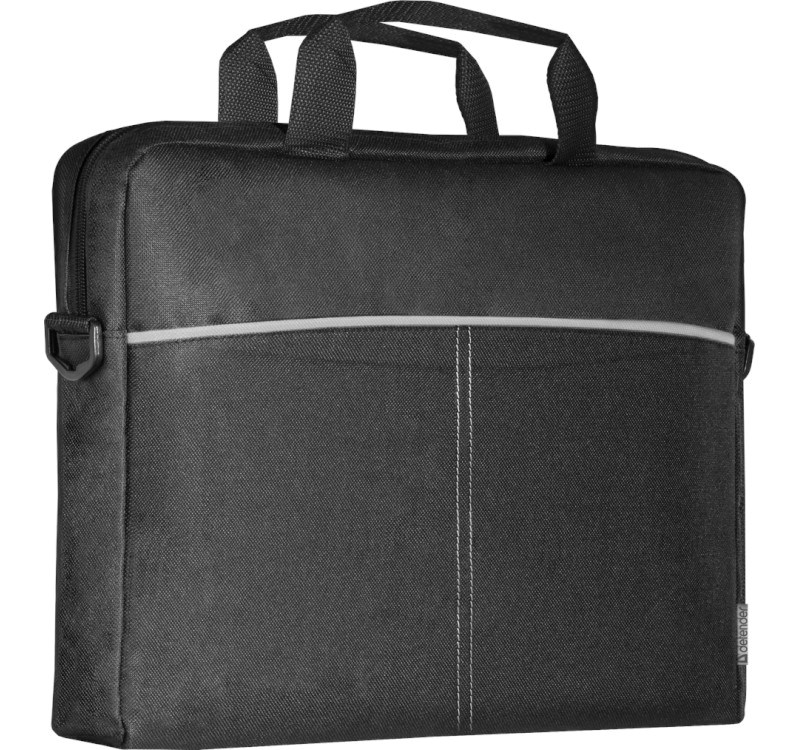 Çantë për laptop Defender Lite, 15.6", e zezë / e hirtë