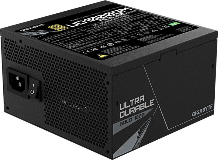 Burim energjie GIGABYTE UD1000GM PG5 Rev.2.0 1000W 80+ Gold 120mm fan