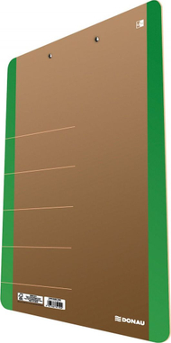 Mbajtëse e letrave Donau Clipboard Life, karton, A4, me kapëse, e gjelbër Mbajtëse e letrave Donau Clipboard Life, karton, A4, me kapëse, e gjelbër