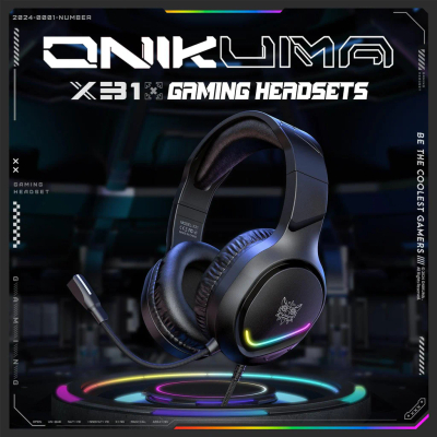 Kufje Onikuma X31, Gaming, të zeza