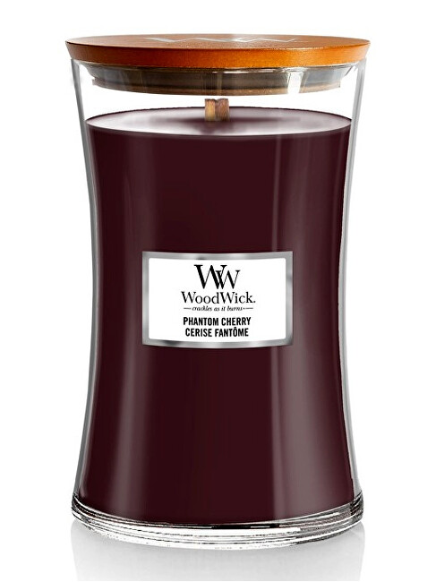 Миризлива свеќа WoodWick Phantom Cherry 609,5 g