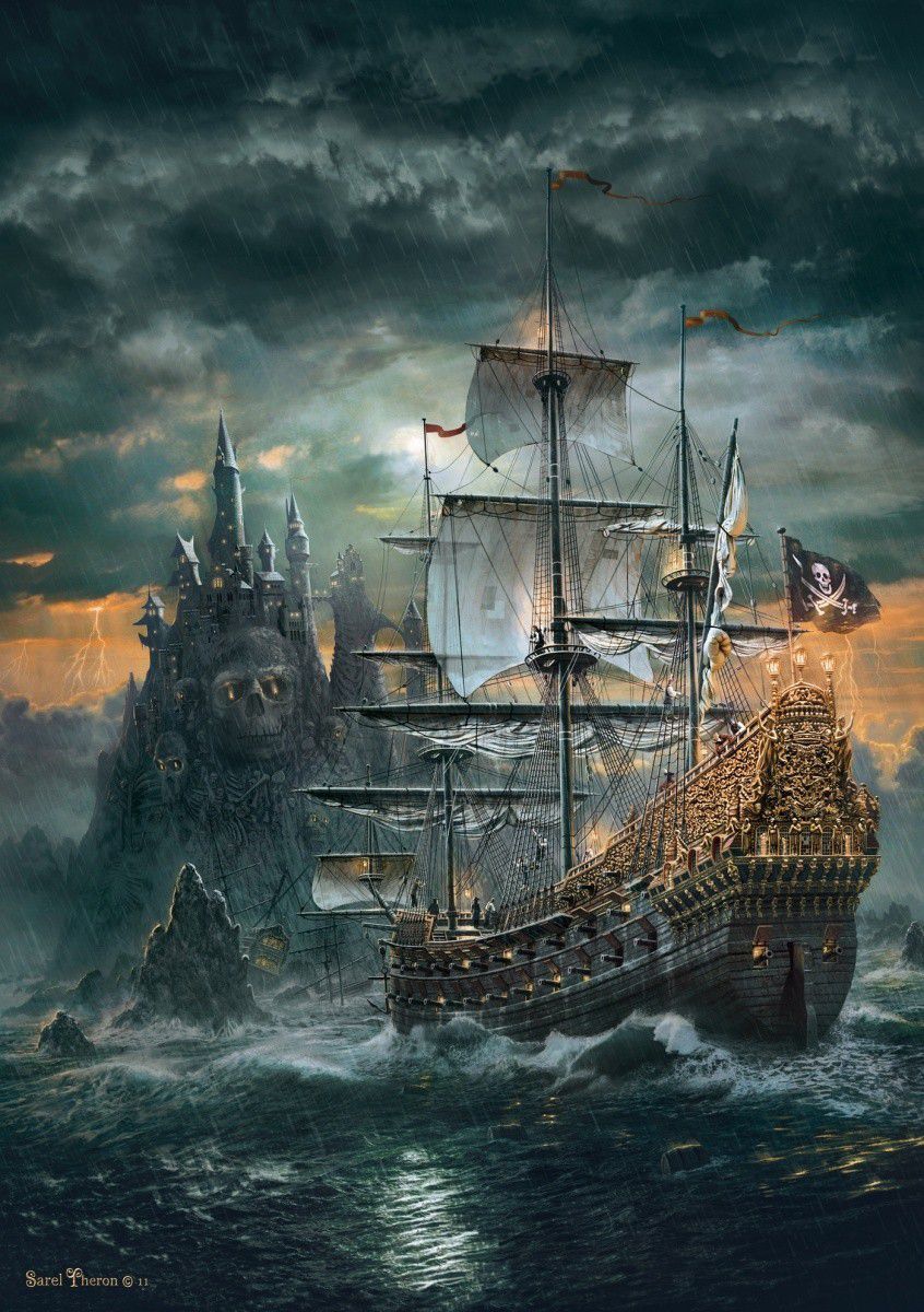 Puzzle Clementoni Pirate Ship, 1500 copë 