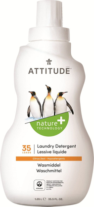 Detergjent për rroba Attitude Liquid, Citrus Zest, 1050 ml Detergjent për rroba Attitude Liquid, Citrus Zest, 1050 ml