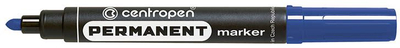 Shënues permanent Centropen, 2.5mm, i kaltër