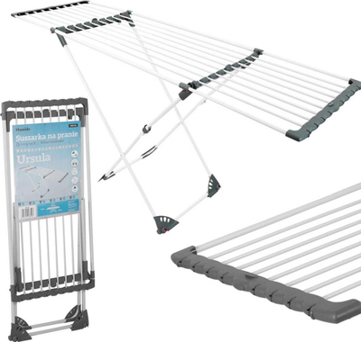 Tharëse rrobash Massido Ursula, 95 x 56 x 190 cm, e bardhë