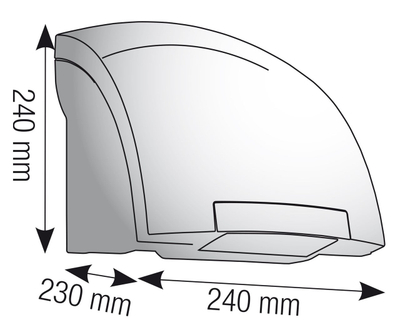 Tharëse për duar, "Stark AM3", E bardhë, 1800 watt.