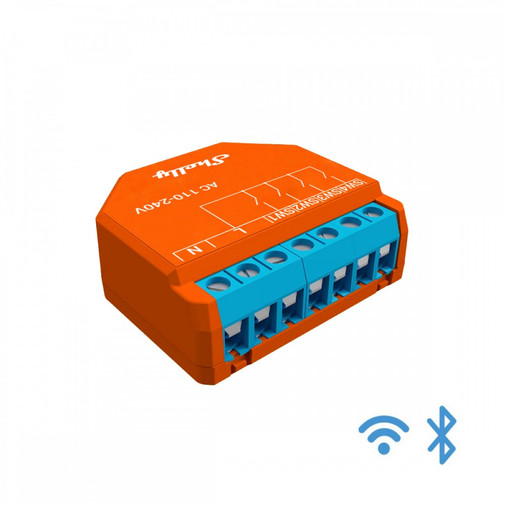 Kontroller Shelly Plus i4 - i menaxhueshëm me WiFi dhe Bluetooth