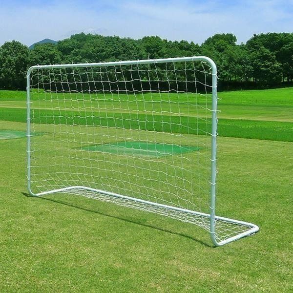 Portë futbolli Nils BR182, me rrjetë, kornizë çeliku 1.82m, e bardhë