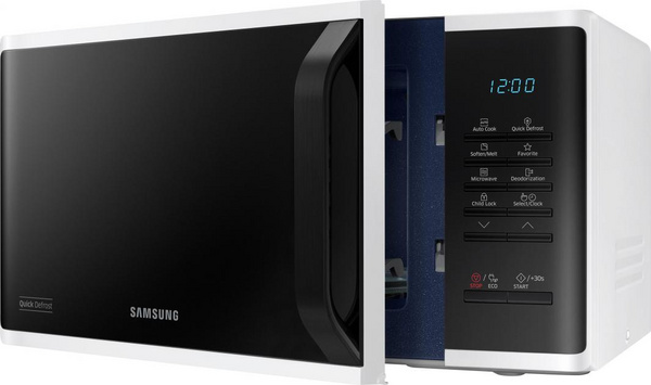 Furrë me mikrovalë Samsung, 800 W, e bardhë/zezë