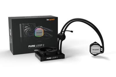 Ftohës me ujë Be quiet! Pure Loop 2, 12 cm, i zi