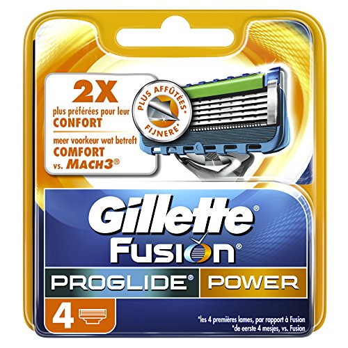 Brisk rroje Gillette Fusion Proglide Power për meshkuj, 4 copë