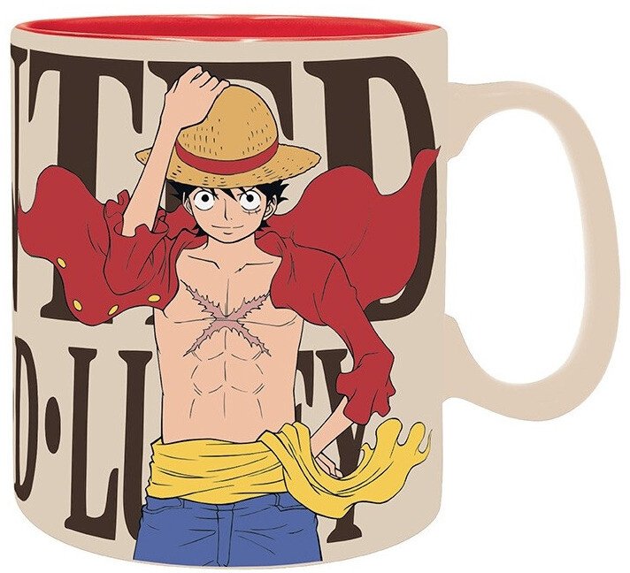 Gotë One Piece - Luffy Wanted, 460 ml
