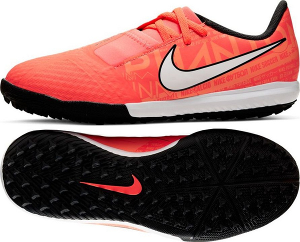 Atlete futbolli Nike JR Phantom Venom Academy TF, nr. 37 1/2, të portokallta