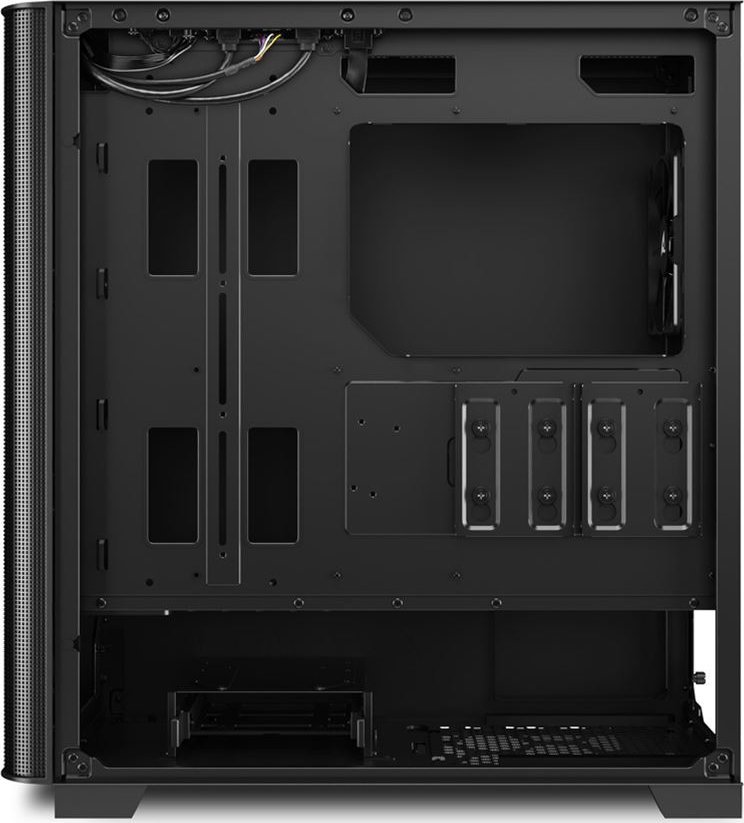 Куќиште за компјутер Sharkoon M30, Црна, Midi Tower