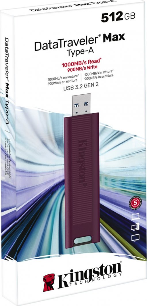 USB Kingston DataTraveler Max, 512 GB 
