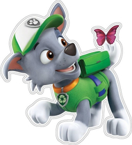 Dekorim muri Nickelodeon Paw Patrol Rocky, shumëngjyrësh Dekorim muri Nickelodeon Paw Patrol Rocky, shumëngjyrësh
