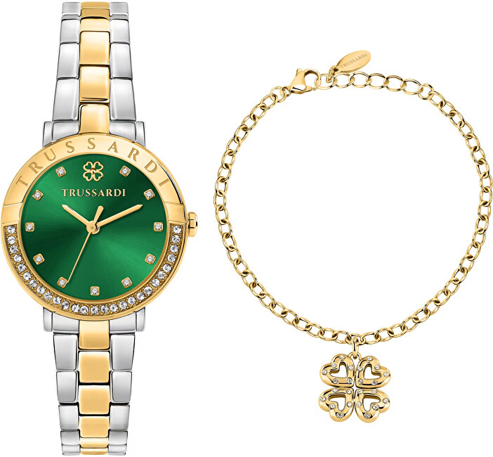 Orë për femra Trussardi T-Vision + byzylyk R2453125511