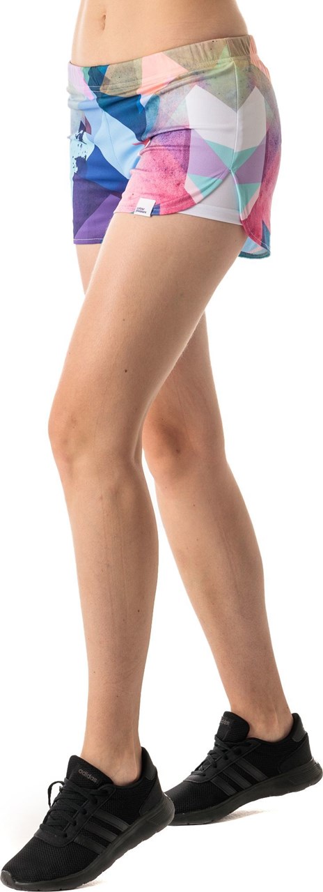 Shorce për femra CP-020, të kaltër / të kuqe, masa 14 XS-S